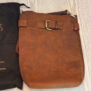 Qisa custom made Brown Leather Bag
